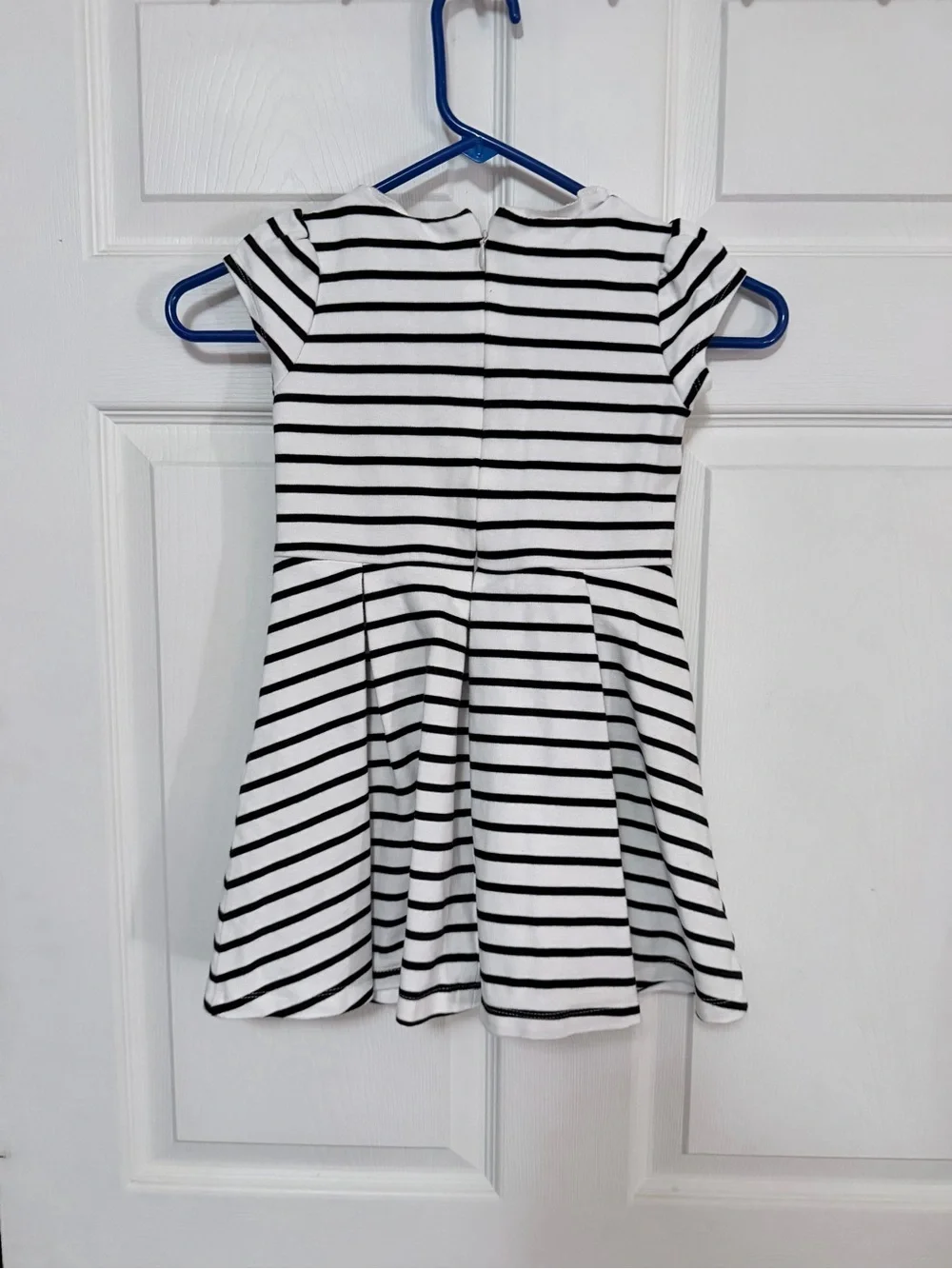 Gymboree Black and White Striped Dress with Stud Accents